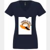 N6480 - Next Level Ladies' Sueded V-Neck T-Shirt Thumbnail