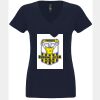 N6480 - Next Level Ladies' Sueded V-Neck T-Shirt Thumbnail