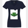 N6480 - Next Level Ladies' Sueded V-Neck T-Shirt Thumbnail