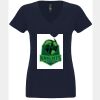 N6480 - Next Level Ladies' Sueded V-Neck T-Shirt Thumbnail