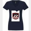 N6480 - Next Level Ladies' Sueded V-Neck T-Shirt Thumbnail