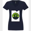 N6480 - Next Level Ladies' Sueded V-Neck T-Shirt Thumbnail