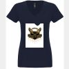 N6480 - Next Level Ladies' Sueded V-Neck T-Shirt Thumbnail