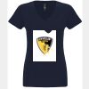 N6480 - Next Level Ladies' Sueded V-Neck T-Shirt Thumbnail