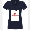 N6480 - Next Level Ladies' Sueded V-Neck T-Shirt Thumbnail