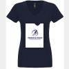 N6480 - Next Level Ladies' Sueded V-Neck T-Shirt Thumbnail