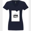 N6480 - Next Level Ladies' Sueded V-Neck T-Shirt Thumbnail
