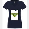 N6480 - Next Level Ladies' Sueded V-Neck T-Shirt Thumbnail