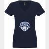 N6480 - Next Level Ladies' Sueded V-Neck T-Shirt Thumbnail