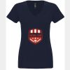N6480 - Next Level Ladies' Sueded V-Neck T-Shirt Thumbnail