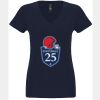 N6480 - Next Level Ladies' Sueded V-Neck T-Shirt Thumbnail