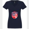 N6480 - Next Level Ladies' Sueded V-Neck T-Shirt Thumbnail