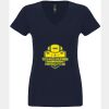 N6480 - Next Level Ladies' Sueded V-Neck T-Shirt Thumbnail