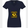 N6480 - Next Level Ladies' Sueded V-Neck T-Shirt Thumbnail