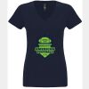N6480 - Next Level Ladies' Sueded V-Neck T-Shirt Thumbnail