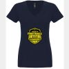 N6480 - Next Level Ladies' Sueded V-Neck T-Shirt Thumbnail