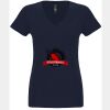 N6480 - Next Level Ladies' Sueded V-Neck T-Shirt Thumbnail
