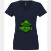 N6480 - Next Level Ladies' Sueded V-Neck T-Shirt Thumbnail