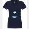 N6480 - Next Level Ladies' Sueded V-Neck T-Shirt Thumbnail