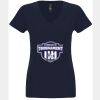 N6480 - Next Level Ladies' Sueded V-Neck T-Shirt Thumbnail