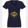 N6480 - Next Level Ladies' Sueded V-Neck T-Shirt Thumbnail