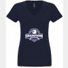 N6480 - Next Level Ladies' Sueded V-Neck T-Shirt Thumbnail