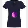 N6480 - Next Level Ladies' Sueded V-Neck T-Shirt Thumbnail