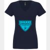 N6480 - Next Level Ladies' Sueded V-Neck T-Shirt Thumbnail