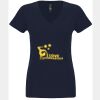 N6480 - Next Level Ladies' Sueded V-Neck T-Shirt Thumbnail