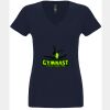 N6480 - Next Level Ladies' Sueded V-Neck T-Shirt Thumbnail