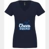 N6480 - Next Level Ladies' Sueded V-Neck T-Shirt Thumbnail