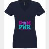 N6480 - Next Level Ladies' Sueded V-Neck T-Shirt Thumbnail