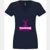 N6480 - Next Level Ladies' Sueded V-Neck T-Shirt Thumbnail