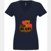 N6480 - Next Level Ladies' Sueded V-Neck T-Shirt Thumbnail
