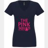 N6480 - Next Level Ladies' Sueded V-Neck T-Shirt Thumbnail