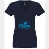N6480 - Next Level Ladies' Sueded V-Neck T-Shirt Thumbnail