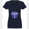 N6480 - Next Level Ladies' Sueded V-Neck T-Shirt Thumbnail