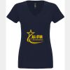 N6480 - Next Level Ladies' Sueded V-Neck T-Shirt Thumbnail
