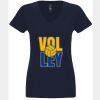 N6480 - Next Level Ladies' Sueded V-Neck T-Shirt Thumbnail