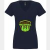 N6480 - Next Level Ladies' Sueded V-Neck T-Shirt Thumbnail