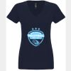 N6480 - Next Level Ladies' Sueded V-Neck T-Shirt Thumbnail