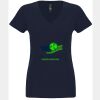 N6480 - Next Level Ladies' Sueded V-Neck T-Shirt Thumbnail