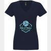 N6480 - Next Level Ladies' Sueded V-Neck T-Shirt Thumbnail