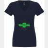 N6480 - Next Level Ladies' Sueded V-Neck T-Shirt Thumbnail