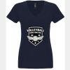 N6480 - Next Level Ladies' Sueded V-Neck T-Shirt Thumbnail
