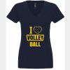 N6480 - Next Level Ladies' Sueded V-Neck T-Shirt Thumbnail