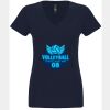 N6480 - Next Level Ladies' Sueded V-Neck T-Shirt Thumbnail