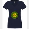 N6480 - Next Level Ladies' Sueded V-Neck T-Shirt Thumbnail