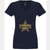 N6480 - Next Level Ladies' Sueded V-Neck T-Shirt Thumbnail