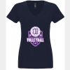 N6480 - Next Level Ladies' Sueded V-Neck T-Shirt Thumbnail
